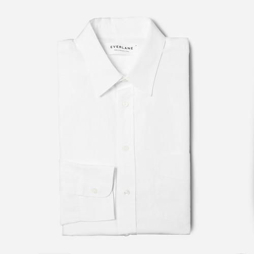 Everlane The Slim Fit Poplin Shirt - White