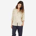 Everlane Women's Habotai Silk Long-sleeve - Ecru