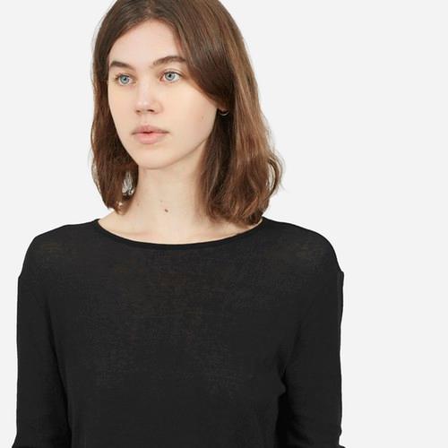 Everlane The Air Long-sleeve - Black