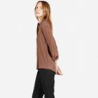 Everlane The Silk Rounded Collar - Rose Taupe