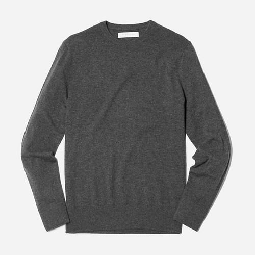 Everlane The Men's Cashmere Crew - Charcoal