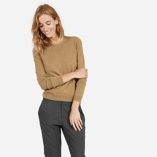 Everlane The Cashmere Crew - Camel
