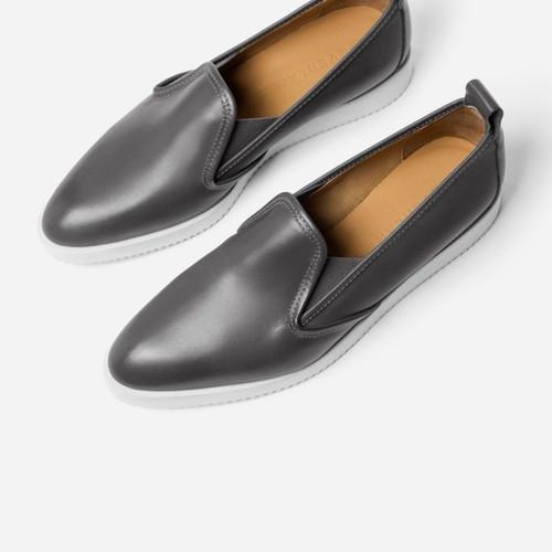 Everlane The Leather Street Shoe - Grey