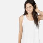 Everlane Women's Slouchy Cotton Slub Tank - White