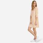 Everlane The Silk Long-sleeve Dress - Blush