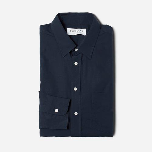 Everlane The Slim Fit Poplin Shirt - Navy
