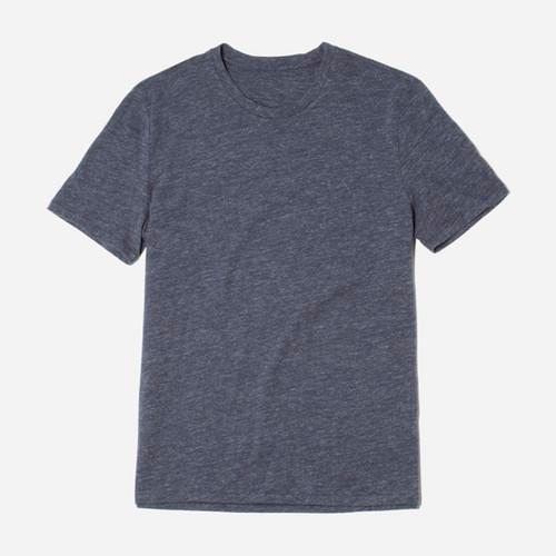 Everlane The Short-sleeve Marled Tee - Navy Marled
