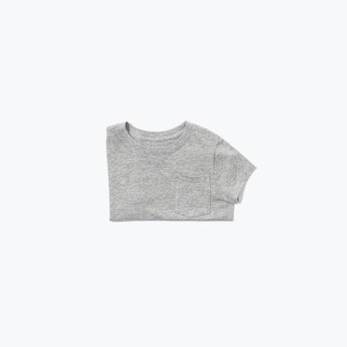 The Everlane Mini: Pocket Tee - Heather Grey