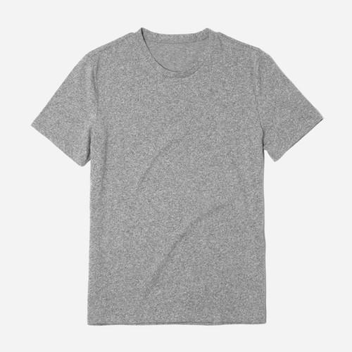 Everlane The Short-sleeve Marled Tee - Dark Grey Marled