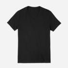 Everlane Men's Cotton Slub V - Muted Black