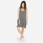 Everlane The Silk Tank Dress - Grey