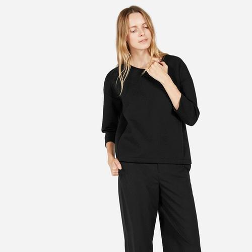 Everlane The Scuba Sweatshirt - Black