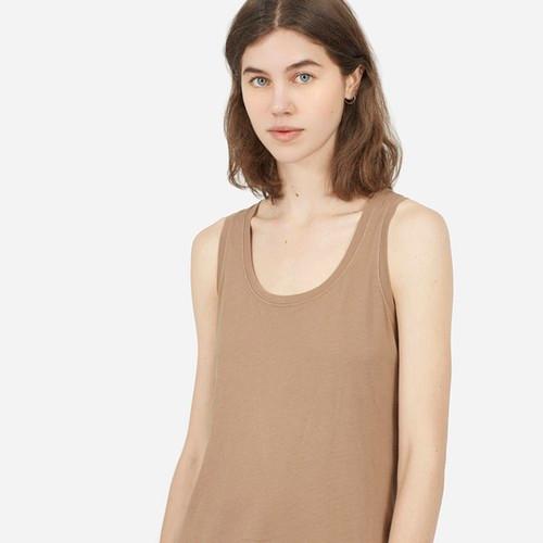 Everlane Women's Cotton Tank - Clay