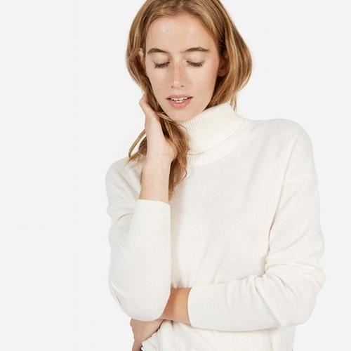 Everlane The Cashmere Turtleneck - Ivory