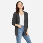Everlane The Women's Cashmere Cardigan - Charcoal