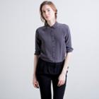 Everlane The Silk Point Collar - Mulberry