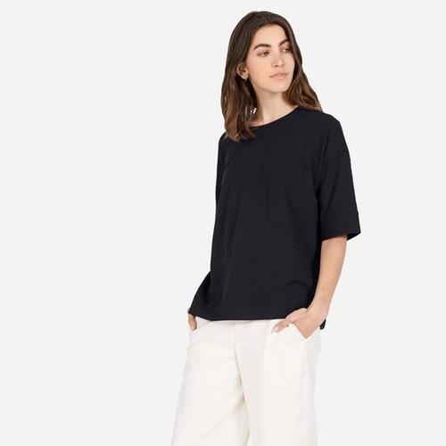 Everlane The Texture Tee - Black