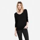 Everlane Women's Luxe Wool U-neck - Black