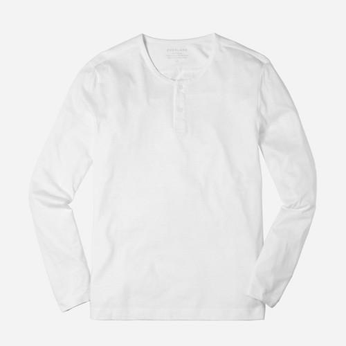 Everlane Men's Henley Tee - White