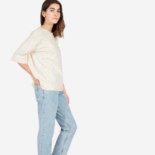 Everlane The Texture Tee - Cream