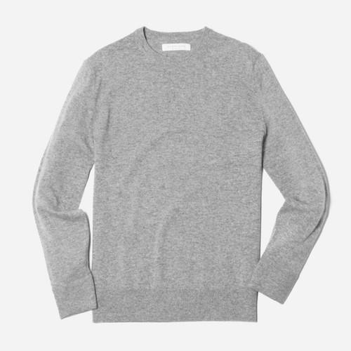 Everlane The Men's Cashmere Crew - Grey