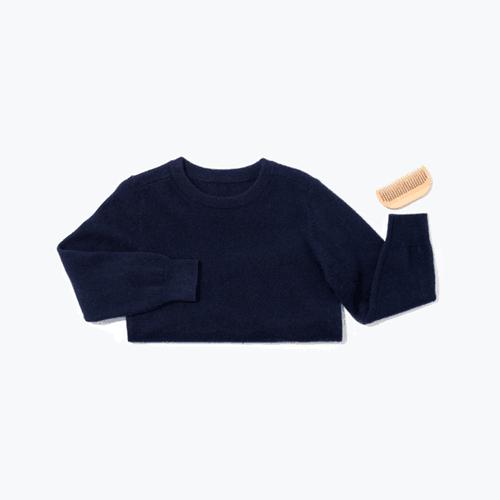 The Everlane Mini: Cashmere Crew- Navy