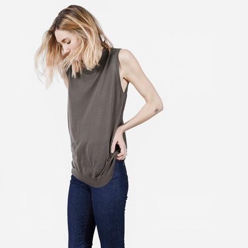 Everlane Women's Luxe Wool Sleeveless - Taupe