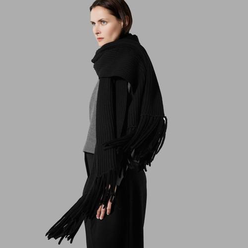 Everlane The E1 Tassel Scarf - Black