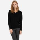 Everlane The Cashmere V-neck - Black