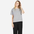 Everlane The Scuba Short-sleeve Sweatshirt - Grey