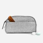 Everlane The Twill Dopp Kit - Reverse Denim With Black Leather