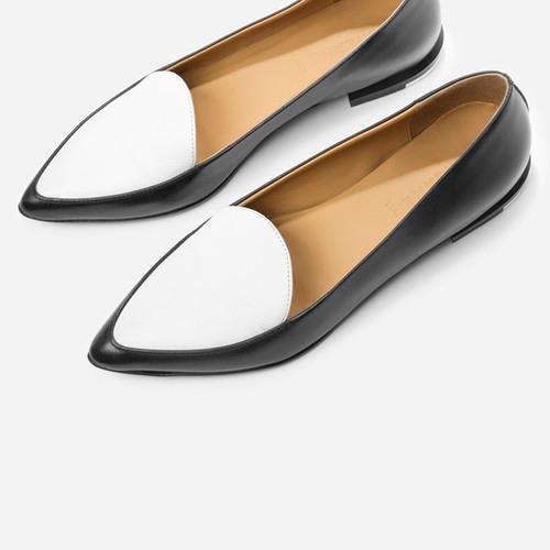 Everlane The Modern Point - Black + White