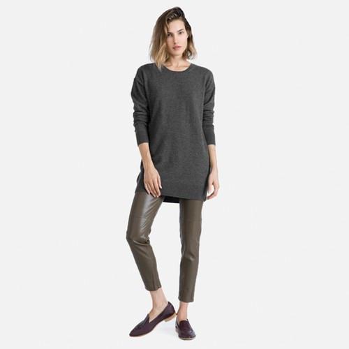 Everlane The Women's Cashmere Tunic - Dark Grey