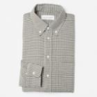 Everlane The Slim Fit Oxford - Green Gingham