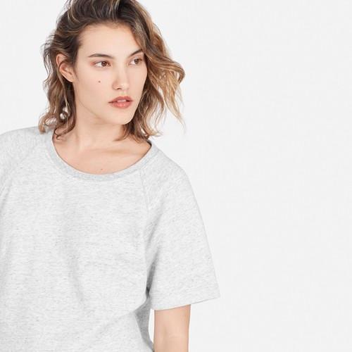 Everlane Women's Tunic Sweatshirt - Light Grey Marled