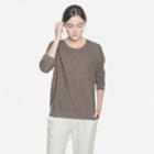 Everlane The Fall Seed Stitch Raglan - Mushroom