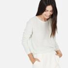 Everlane Women's Long-sleeve Crew Cotton Sweater - Heather Ash