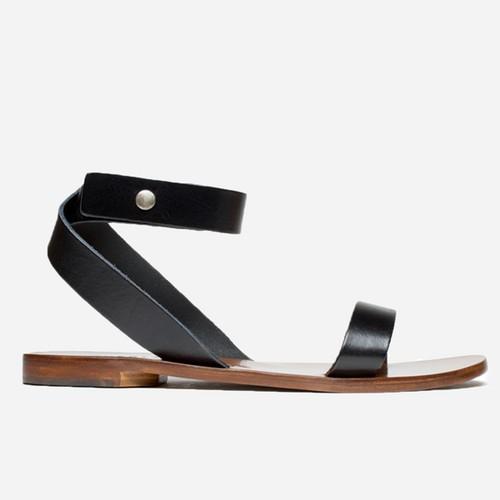 Everlane The Ankle-wrap Sandal - Black