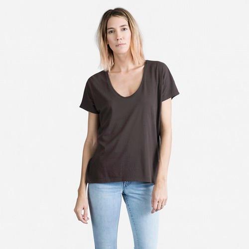 Everlane The Women's U-neck Tee - Root
