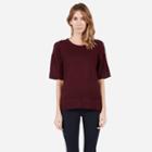 Everlane The Luxe Sweater Mid-sleeve - Burgundy