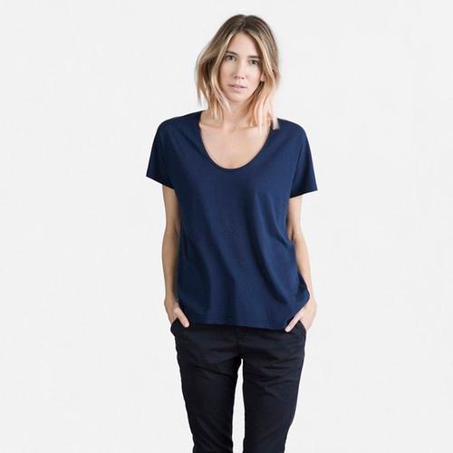 Everlane The Womens U-neck - Navy