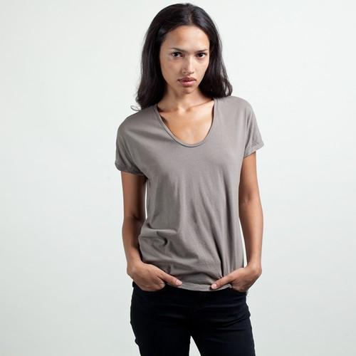 Everlane The Womens U-neck - Stone