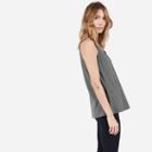 Everlane The Cotton Heather Tank  - Charcoal