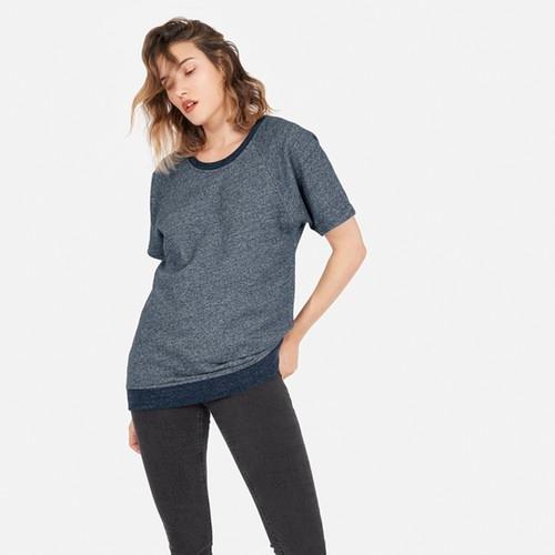 Everlane Women's Tunic Sweatshirt - Navy Marled