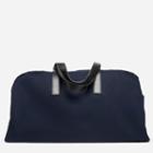 Everlane The Twill Weekender - Navy With Black Leather