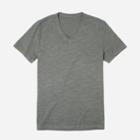 Everlane Men's Cotton Slub V - Dark Grey
