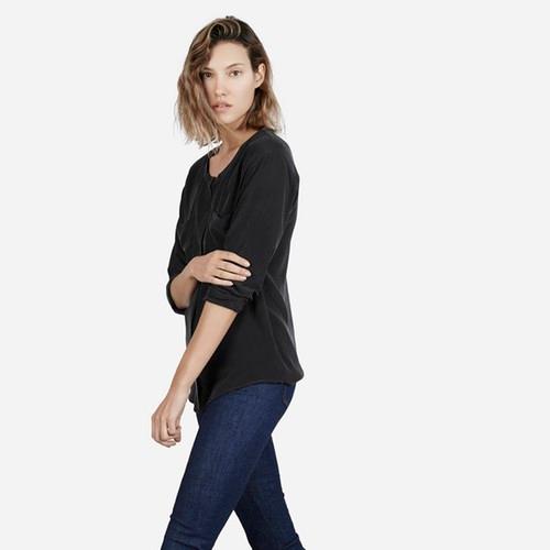 Everlane The Silk Pocket - Black