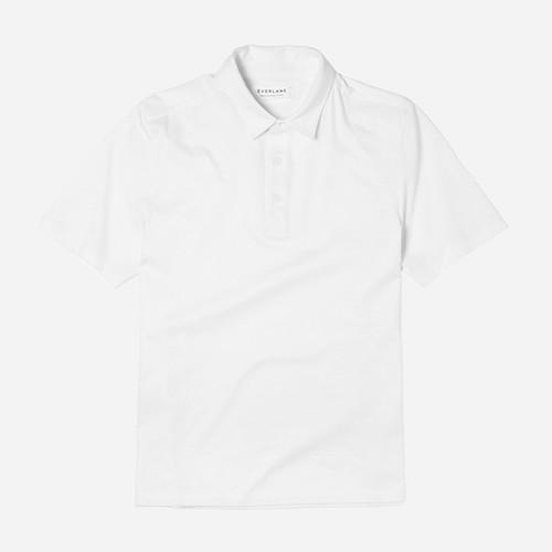 Everlane Men's Jersey Polo - White
