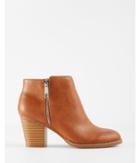 Express Womens Side Zip Ankle Booties