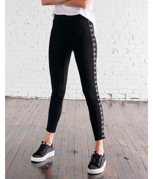 Express Womens High Waisted Sexy Stretch Hook And Eye